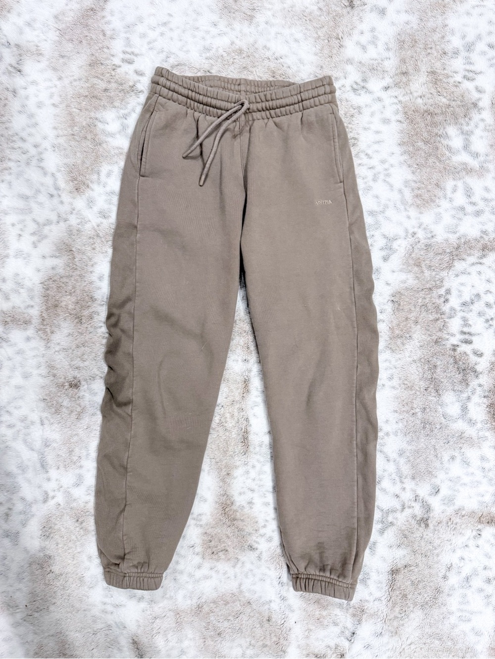 Aritzia Tan Jogger Sweatpants
